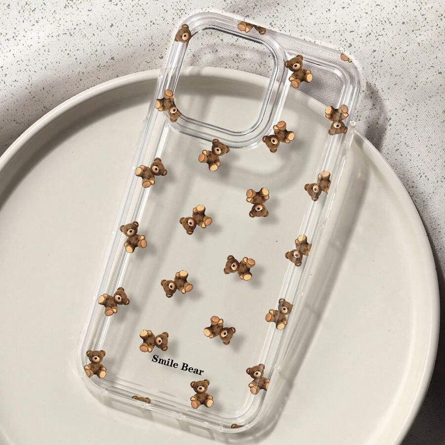 Flower Bear Print Phone Case f - Apple Iphone 15 Pro Max review and price