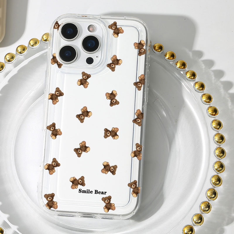 Flower Bear Print Phone Case f - Apple Iphone 15 Pro Max review and price