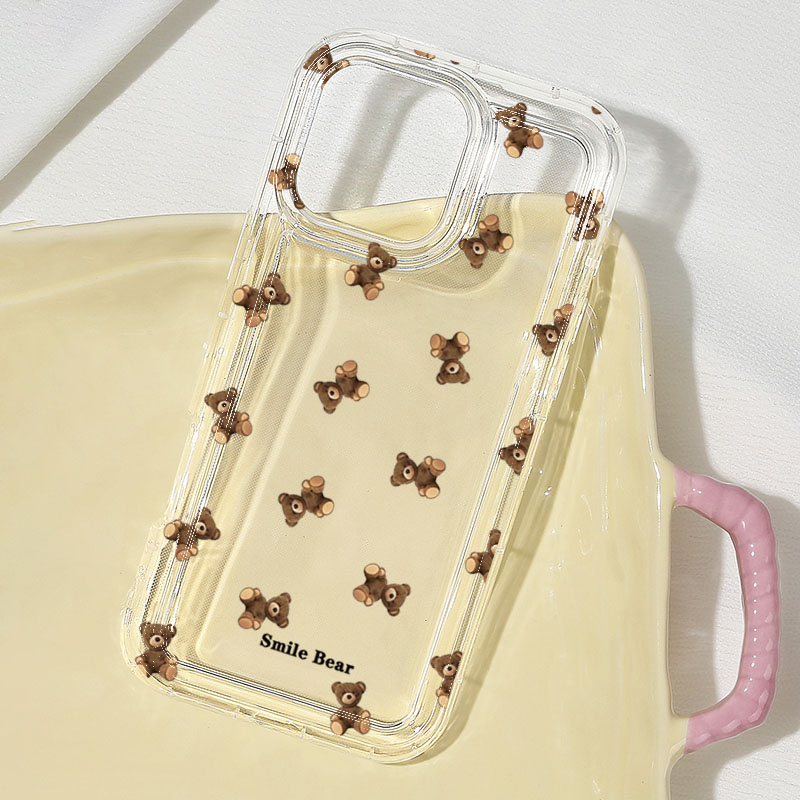 Flower Bear Print Phone Case f - Apple Iphone 15 Pro Max review and price