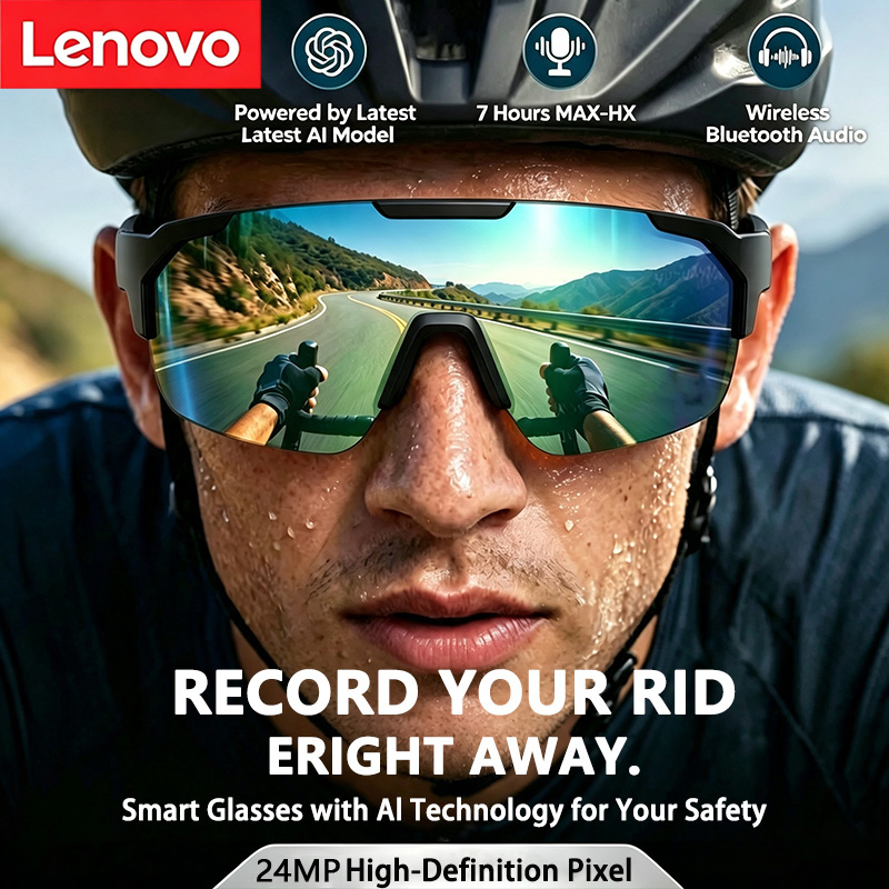 Lenovo 2400W AI Smart Cycling  - Smart Glasses Lens review and price