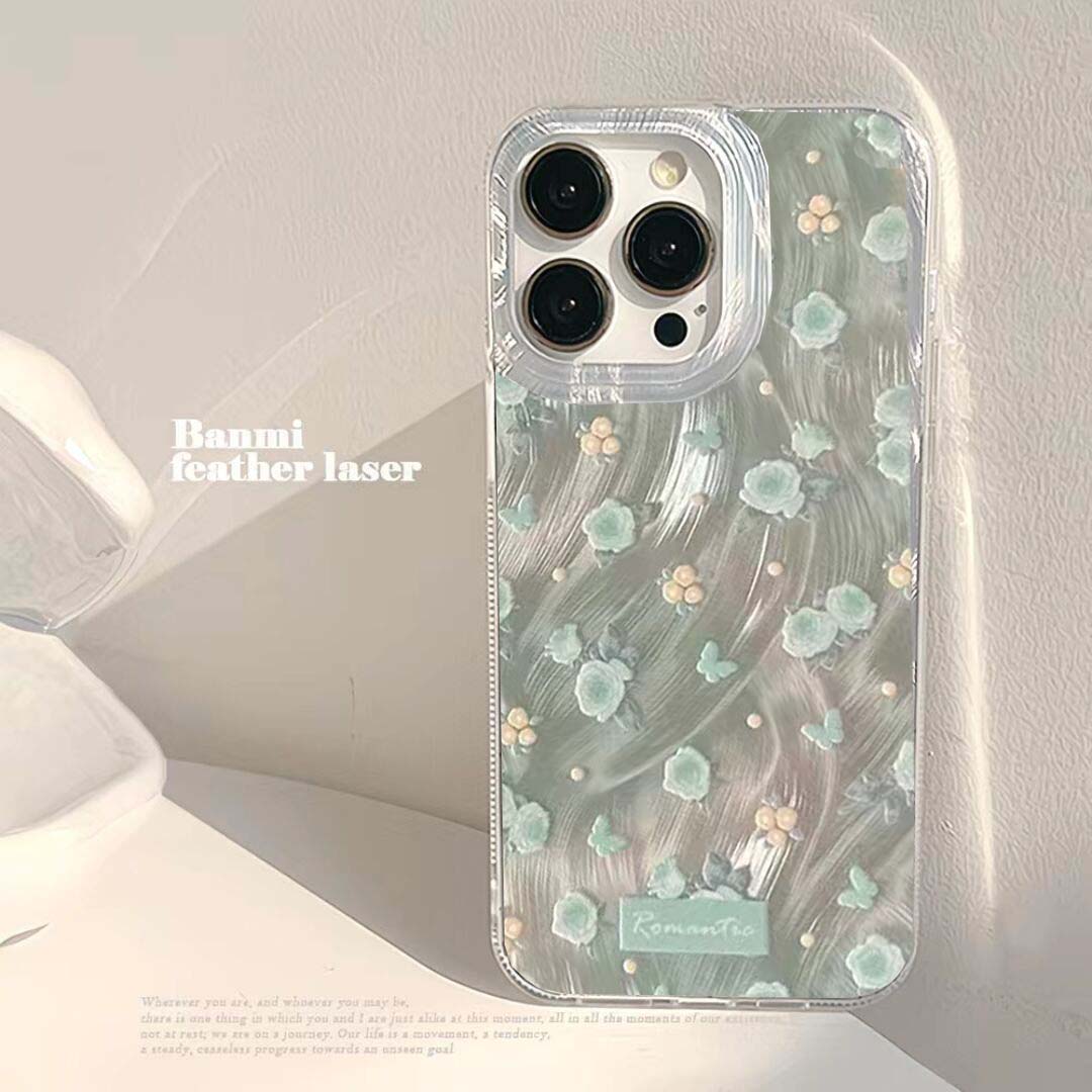 Pink Blue Small Flower Case Fo - Oppo Reno 12 review and price